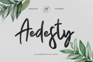 Aedesty: The Modern Handwritten Font for Crafters and Sellers