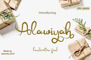 Alawiyah: The Organic Script Typeface That Elevates Your Brand