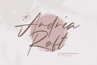 Andrea Roft: The Perfect Handwritten Typeface for Your Craft Shop