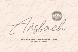 Ansbach: The Perfect Handwritten Typeface for Your Creative Shop