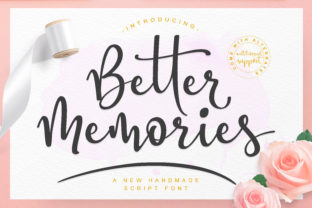 Better Memories: A Nostalgic Handwritten Typeface for Brand Identity