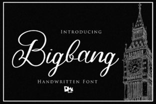 Bigbang: The Vintage Script Font for Authentic Brand Identity