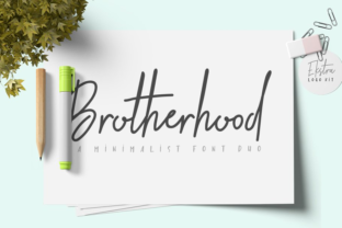 Brotherhood Duo: The Handwritten Typeface That Elevates Campaign Visuals