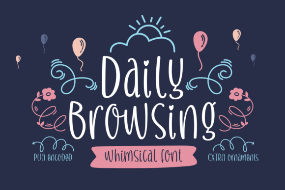 Daily Browsing: The Handwritten Typeface for Modern Web Design