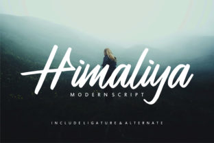 Himaliya: A Modern Handwritten Typeface for Digital Branding