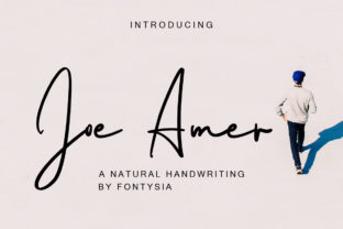 Joe Amer: The Modern Handwritten Typeface for Polished Brand Identity