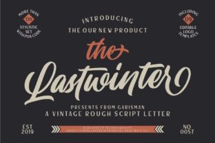 Lastwinter: A Vintage Handwritten Typeface for Creative Makers