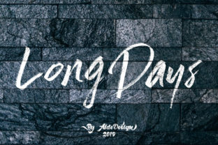 Long Days: The Authentic Script Typeface for Scroll-Stopping Campaigns