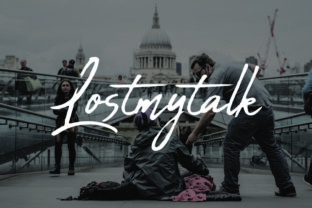 Lostmytalk: A Handwritten Typeface for Authentic Brand Stories