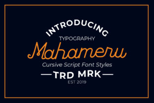 Mahameru: The Handwritten Typeface That Stops the Scroll