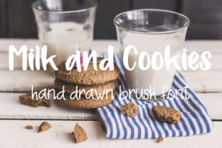 Milk and Cookies: A Modern Handwritten Font for Authentic Branding