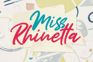 Miss Rhinetta: The Bold Script Font That Transformed My Brand