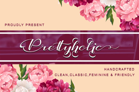 Prettyholic: The Perfect Script Amp Typeface for Handmade Labels