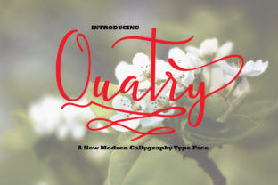 Quatry: A Delicate Script Font for Authentic Brand Identities