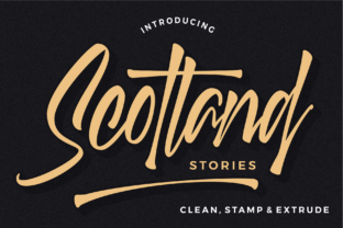 Scotland Stories: The Handwritten Typeface That Elevates Small Business Branding