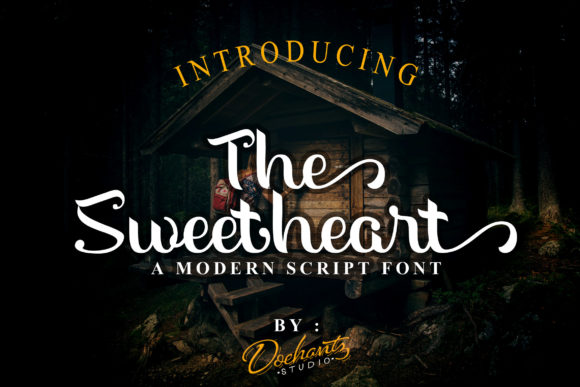 The Sweetheart: A Modern Script Typeface for Handmade Brands