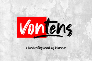 Vontens: A Handwritten Script Font for Modern Web Design