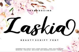 Zaskia: The Perfect Script Font for Handmade Product Labels and Shop Branding